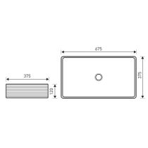 KR-53 kerámia design mosdó