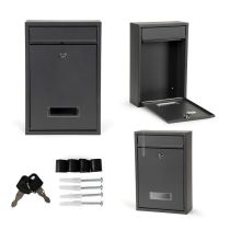 Postaláda horganyzott acélból antracit