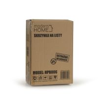 Postaláda horganyzott acélból antracit