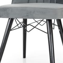 Lorna étkezőszék szürke színben