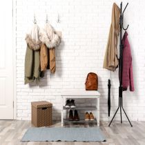 Álló ruhafogas 11 ruhaakasztóval fekete