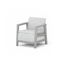 Scandi linea kerti bútor szett jute tárolós asztallal