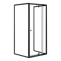 Flexi 90x90 cm falsíkra szerelhető szögletes zuhanykabin zuhanytálca nélkül