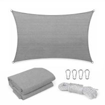 Rana napvitorla négyszög alakú 4x5 m szürke