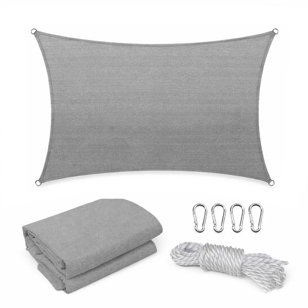 Rana napvitorla négyszög alakú 4x5 m szürke