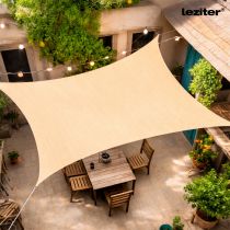 Rana napvitorla négyszög alakú 5x6 m bézs