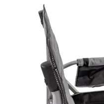 Leziter Comfort Plus karfás horgász szék pohártartóval szürke