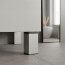 Uni bútorláb 60 mm ezüst