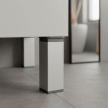 Uni bútorláb 150 mm ezüst