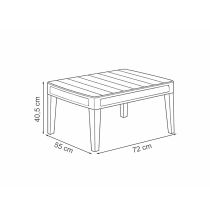 Atlas linea műanyag kertibútor szett párnával