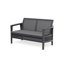 Atlas linea műanyag kertibútor szett párnával