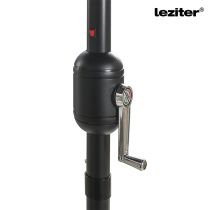 Solari kerti napernyő led lámpával szürke 300 cm