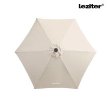 Solari kerti napernyő led lámpával bézs 300 cm