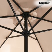 Gina kerti napernyő bézs 300 cm