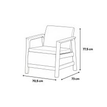Scandi linea duo kerti fotel