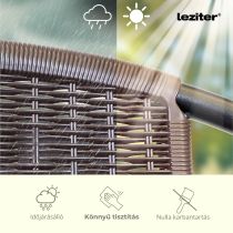 Elzas 6+1 kerti bútor garnitúra szett