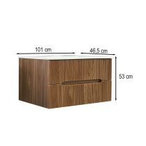 Trent 100 alsó szekrény mosdóval