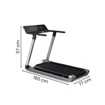 Futópad Led kijezővel Bluetooth okosfunkció Ardion Max 120 kg, 14,8 Km/h, dőlésszög 0-18%