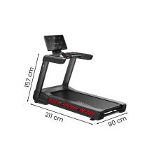 Futópad Led kijelzővel Speedpro Max 150 kg, 6 LE, 25 Km/h, dőlésszög 0-25%