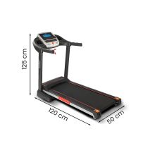 Futópad Led kijelzővel Runova Max 120 kg, 2,5 LE, 15 Km/h, dőlésszög 0-15%