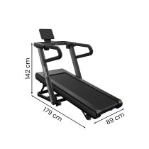 Futópad Led kijelzővel Bluetooth okosfunkció, Velox Ultra Max 150 kg, 3 LE, 18,8 Km/h, dőlésszög -6-32%