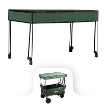 Strandkocsi prémium tető zöld