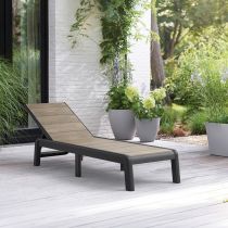 Porto műanyag kerti napozóágy párna nélkül