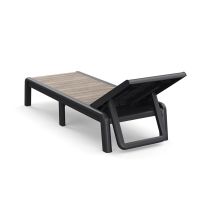 Porto műanyag kerti napozóágy párna nélkül