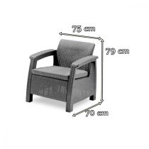 Corfu Fiesta III kerti bútor garnitúra futura asztallal