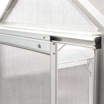 Polikarbonát üvegház 250 x 310 x 124/205 cm