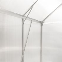 Polikarbonát üvegház 250 x 310 x 124/205 cm