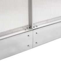 Polikarbonát üvegház 250 x 310 x 124/205 cm