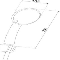 TARA kézizuhany tömlővel