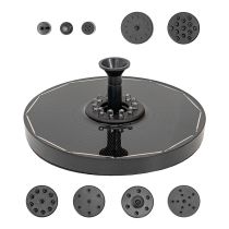 Napelemes szökőkút led világítással 16 cm