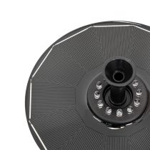 Napelemes szökőkút led világítással 16 cm