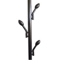 Gurulós ruhaállvány két polccal