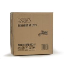 Postaláda horganyzott acélból újságtartóval antracit