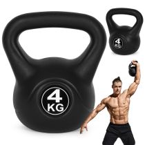 Kettlebell 4 kg fekete