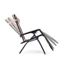 ZERO GRAVITY összecsukható bézs napozóágy állítható háttámlával