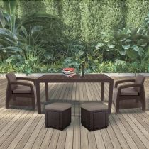 Corfu duo cube kerti bútor garnitúra