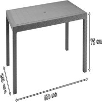 Corfu duo cube kerti bútor garnitúra