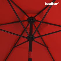 Gina kerti napernyő piros 300 cm