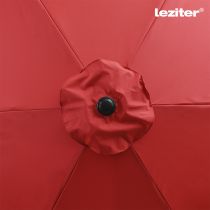 Gina kerti napernyő piros 300 cm