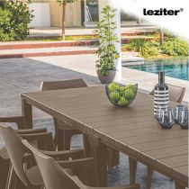 Tulsa műanyag kerti asztal