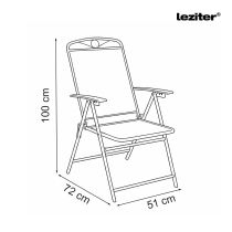 Alfi 6+1 kerti bútor garnitúra szett