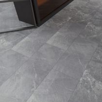 Leziter Fjord márvány mintás sötét szürke Vinyl SPC padló