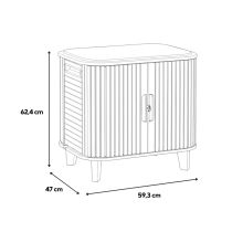 Garden luxe műanyag kültéri zárható szekrény