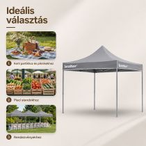 Összecsukható kerti pavilon 3x3 m