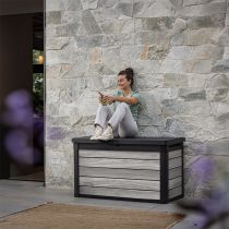 Decocoat műanyag kerti lád 380 l