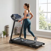 Futópad Led kijelzővel Everit Max 120 kg, 0,75 LE, 0,8-12 KM/h, dőlésszög 0-3%